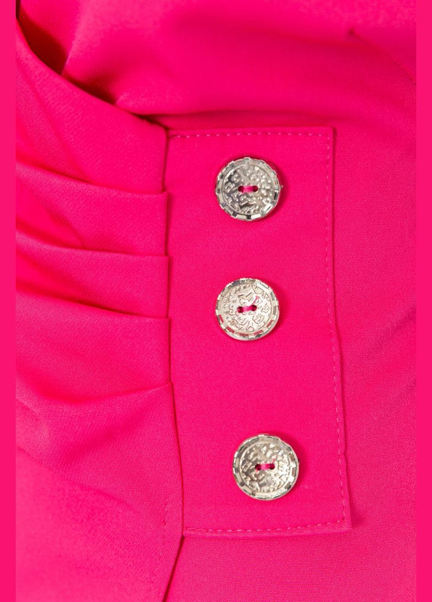 Рожева повсякденний повсякденне плаття із довгими рукавами на запах вільного крою чорне (sku_176r1050) No Brand однотонна