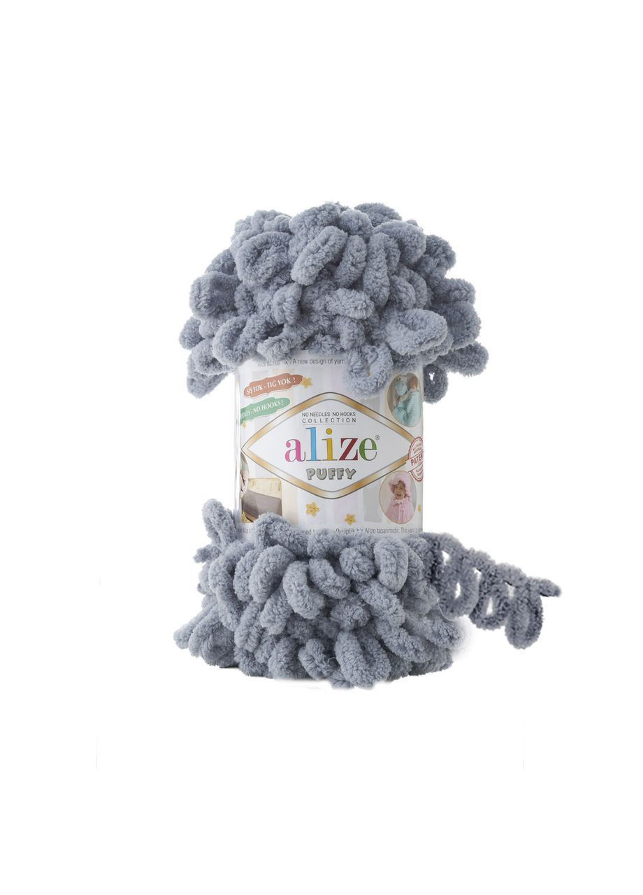 Пряжа Puffy 428 алізе пуффі плюшева Alize (326835139)