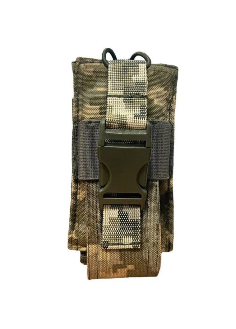 Подсумок под рацию с фастексом Cordura 1050 пиксель (LE3508) для раций, размер 15х6,5х5 см, вес 0,25 кг LeRoy (396730882)