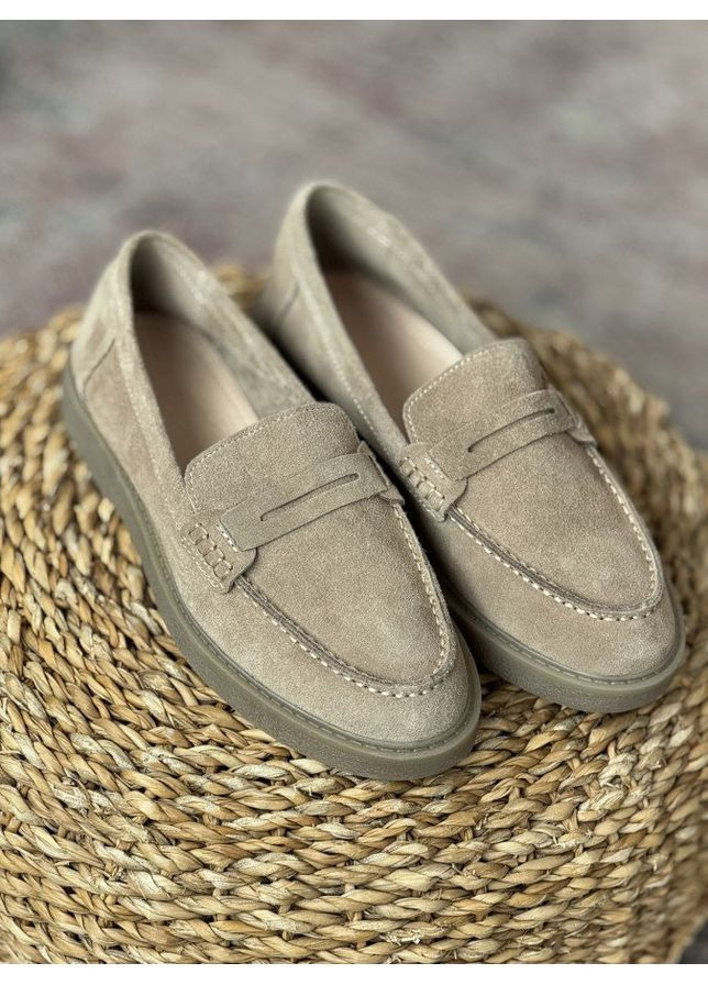 Жіночі лофери Apricot No Brand бежеві літо (346058410)