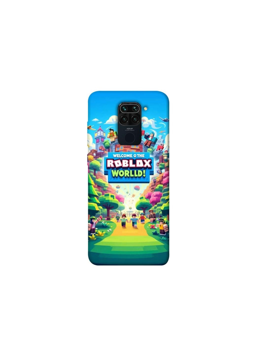 Чохол на Xiaomi Redmi Note 9 / Redmi 10X Roblox World Frontalka (356090997)