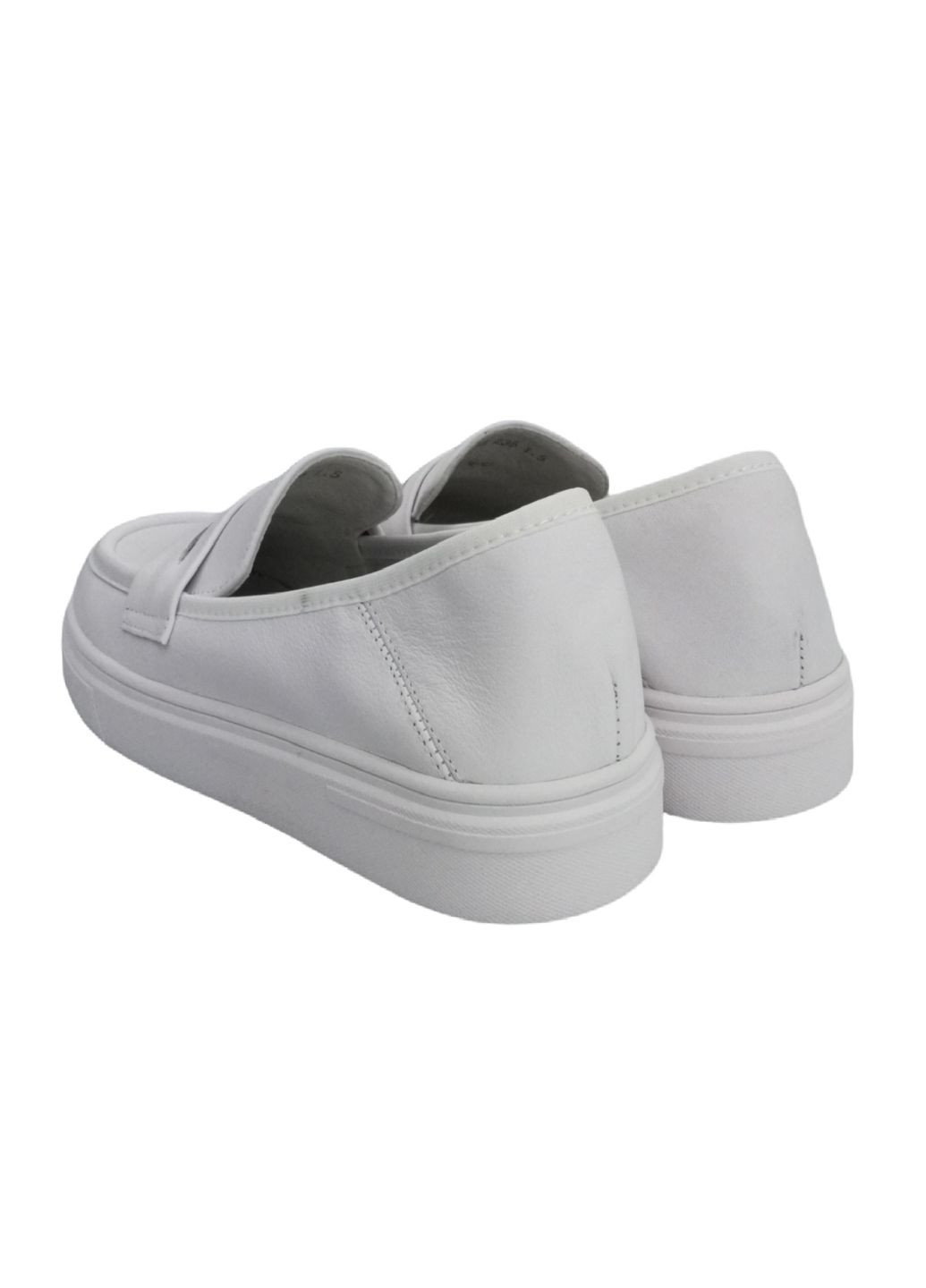 Белые мокасины (р) кожа 0-1-1-21882b Melanda.M