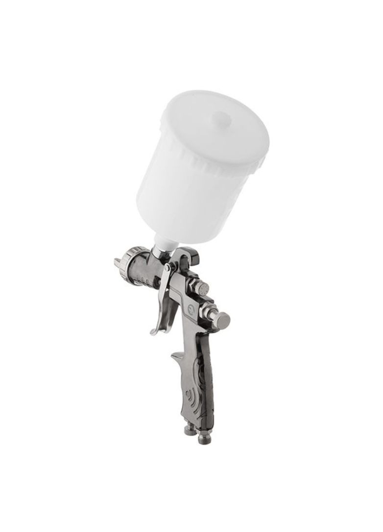 Пневмопистолет лакокрасочный LVLP верхний бак 600 мл x 1.3 мм с регулятором PT-0130 (PT-0130) Intertool (335048952)