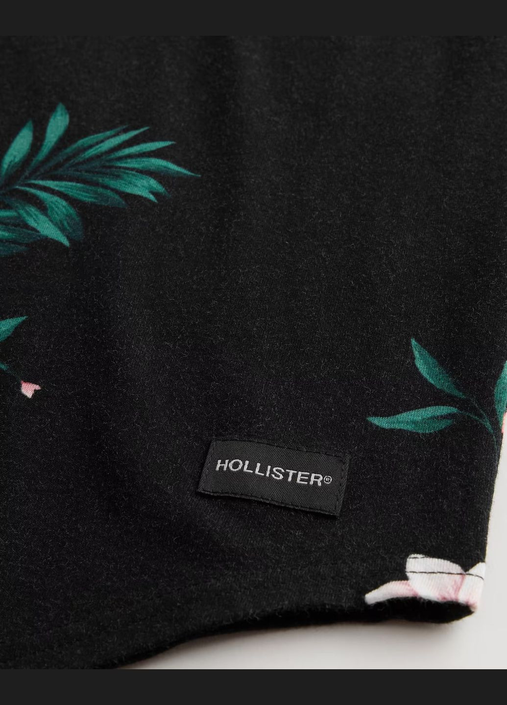 Чорна футболка hc9618m Hollister