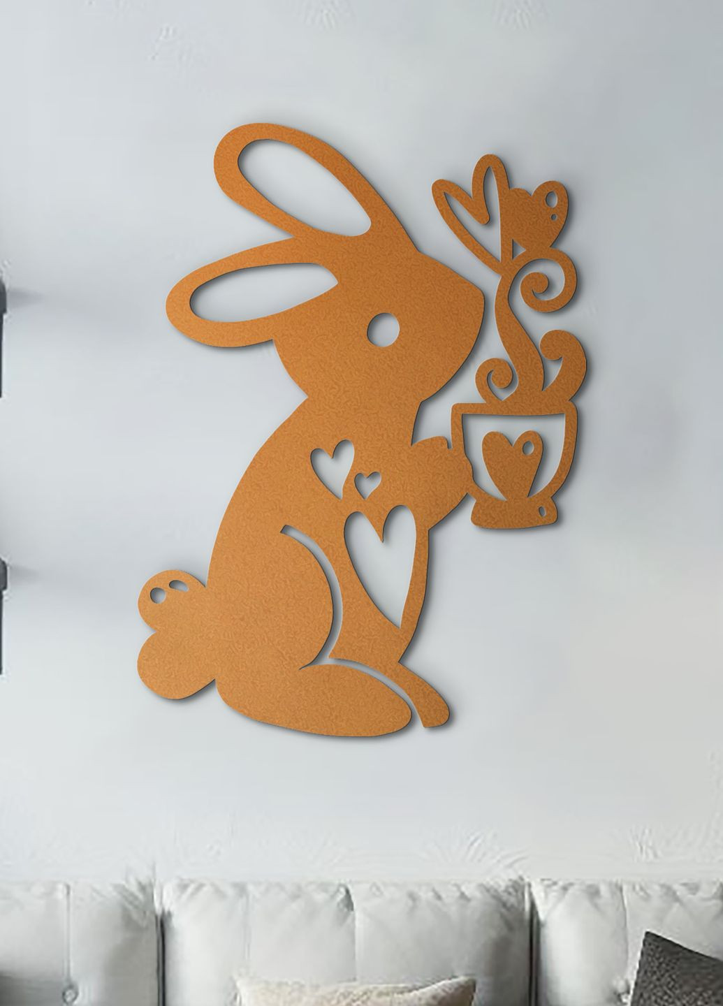 Сучасна картина на кухню, декор для кімнати "Сонячний зайчик", оригінальний подарунок 40х30 см Woodyard (291842123)