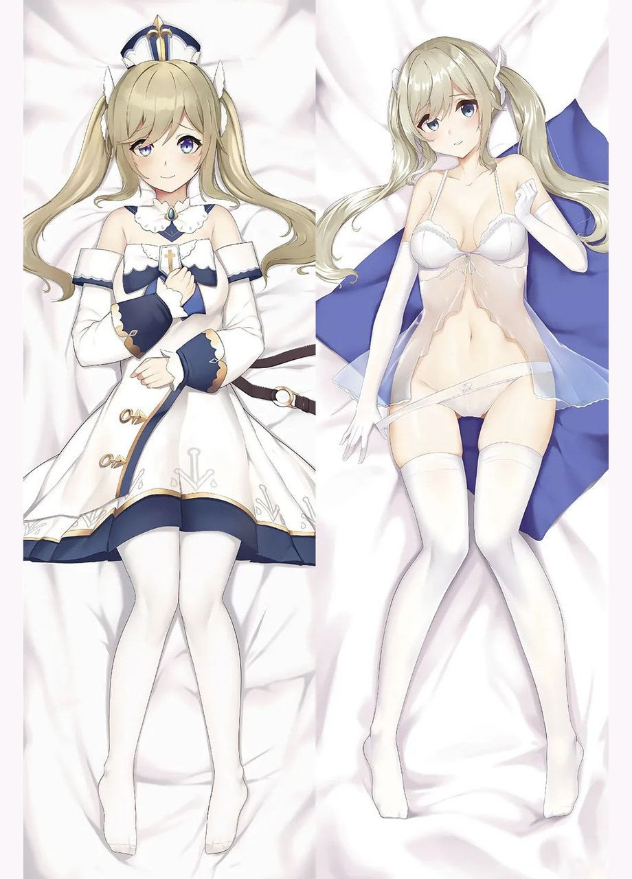 Подушка дакимакура двухсторонняя Barbara - Genshin Impact 100см No Brand (327842783)