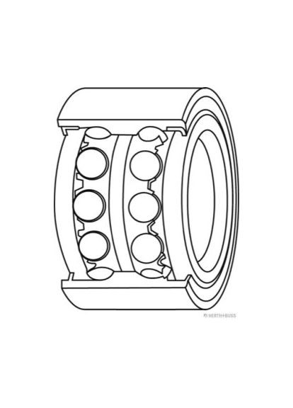 Підшипник маточини Jakoparts (368534485)