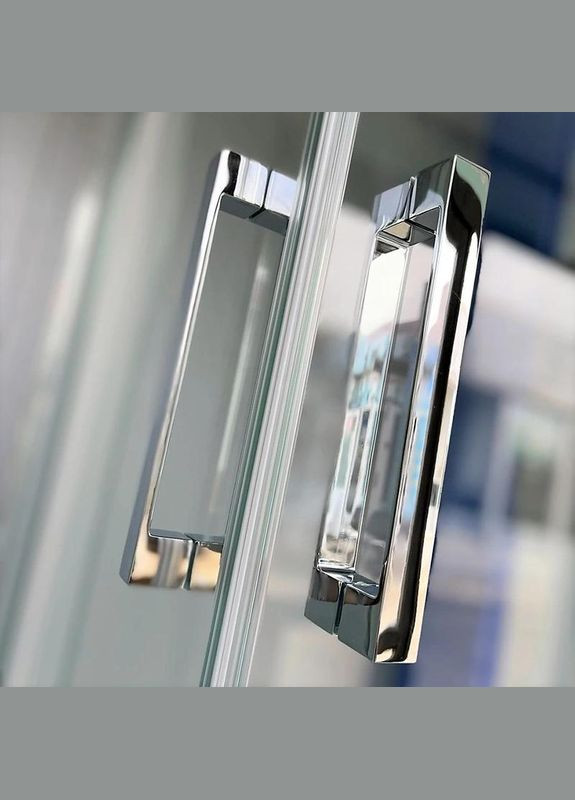 Душова кабіна A-513H, 100х100х195, двері розсувні, скло прозоре Dusel (332051268)