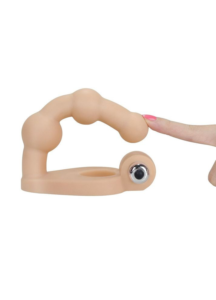 Насадка для двойного проникновения с вибрацией Насадка двойная анальная Lovetoy (317747413)