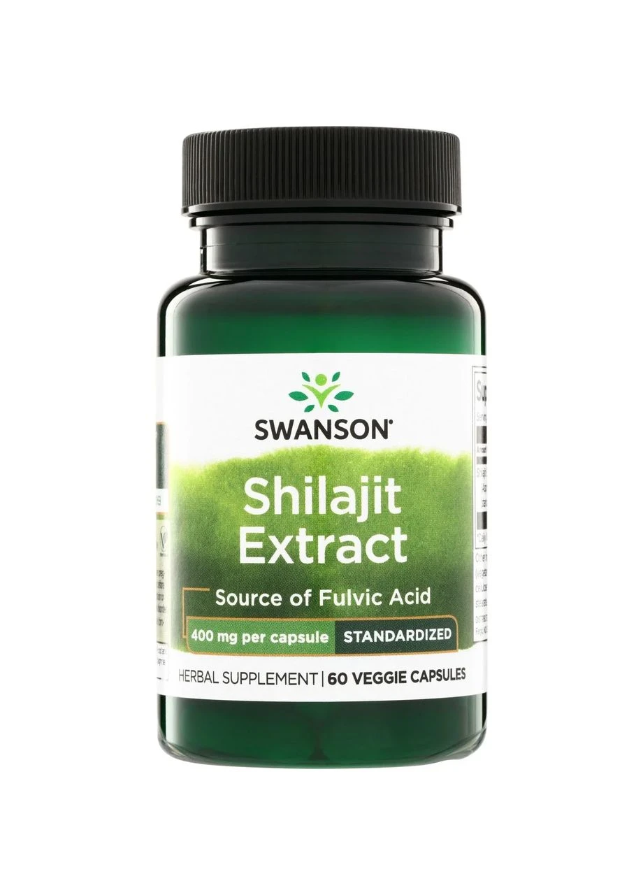 Мумие, Шиладжит капсулы, Shilajit Extract,, 400 мг, 60 капсул Swanson (391669572)