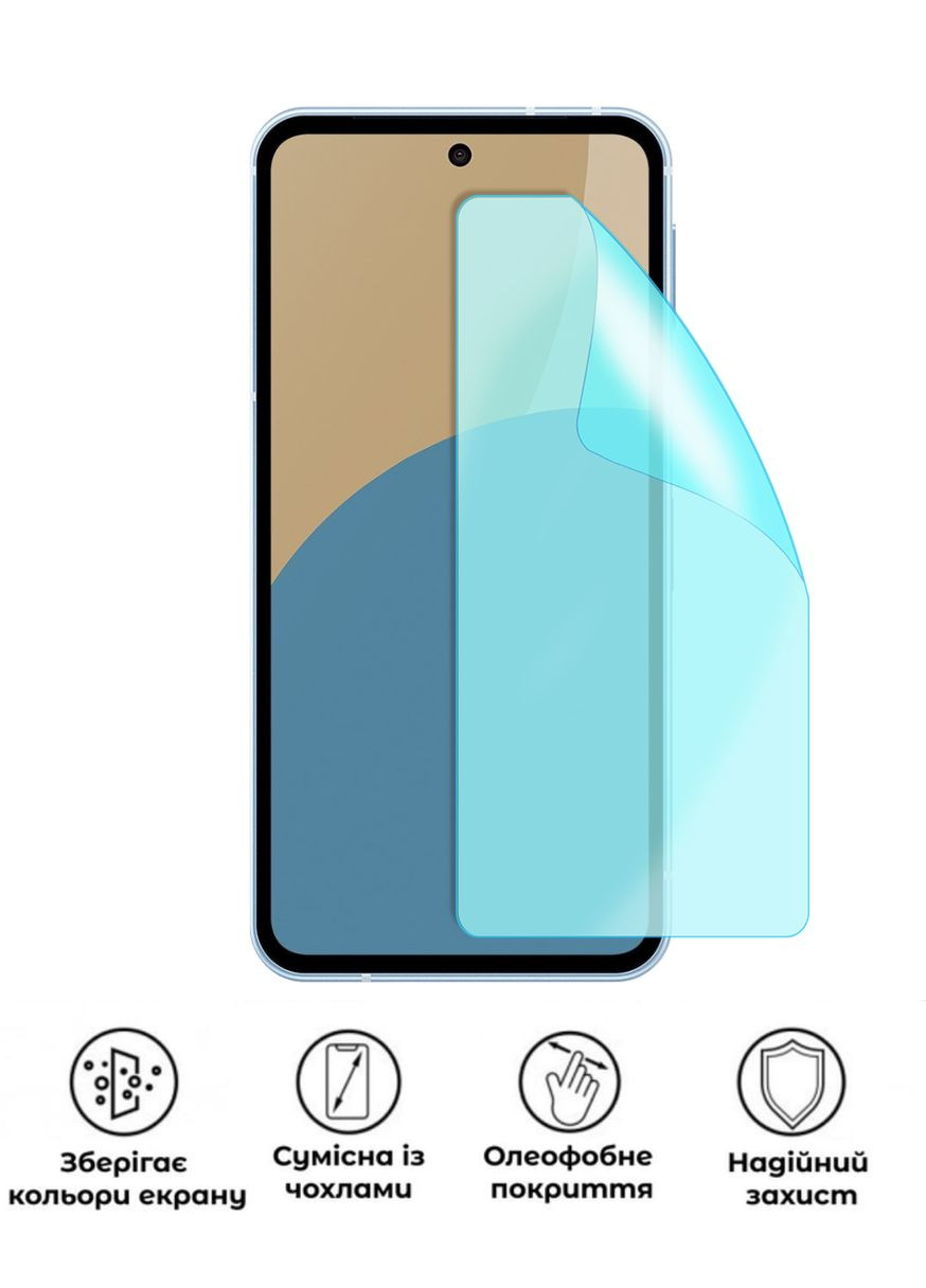 Защитная гидрогелевая глянцевая пленка Grade C на экран смартфона Sharp Aquos sense9 No Brand (372583065)