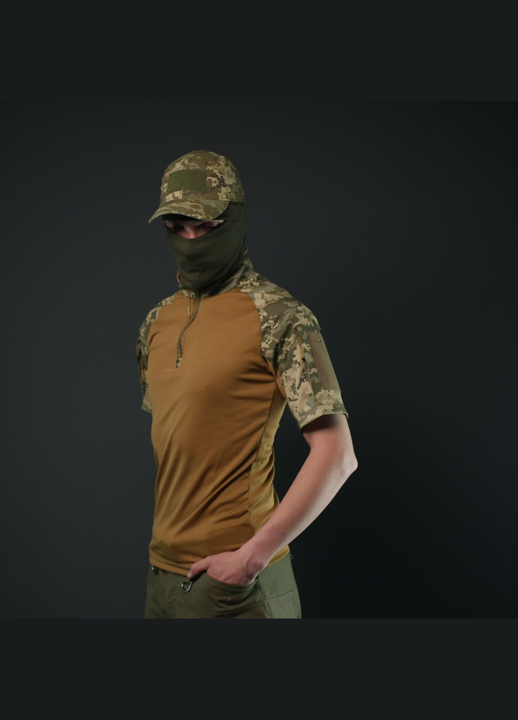 Тактична сорочка Убакс піксель з коротким рукавом No Brand (334708911)