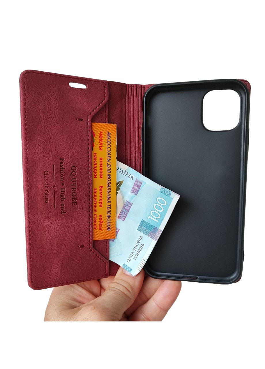 Чехол книжка магнитный на iPhone SЕ 2022 Чехол книга на айфон SЕ с кармашками под деньги Apple (321961496)