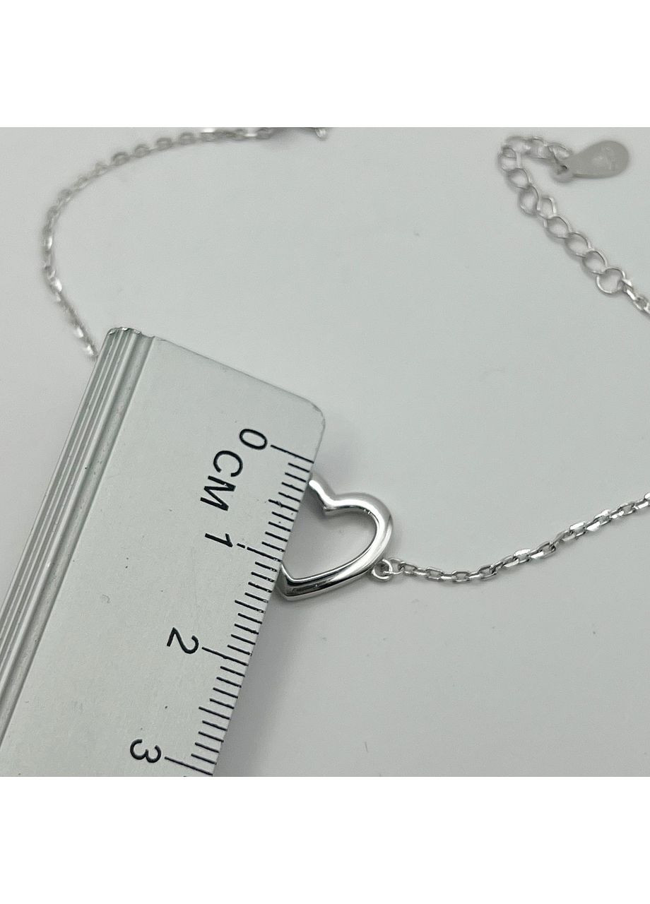 Браслет срібний з кубічним цирконієм "Нескінченність" 15,5+4 см 2,3 г No Brand (370565072)