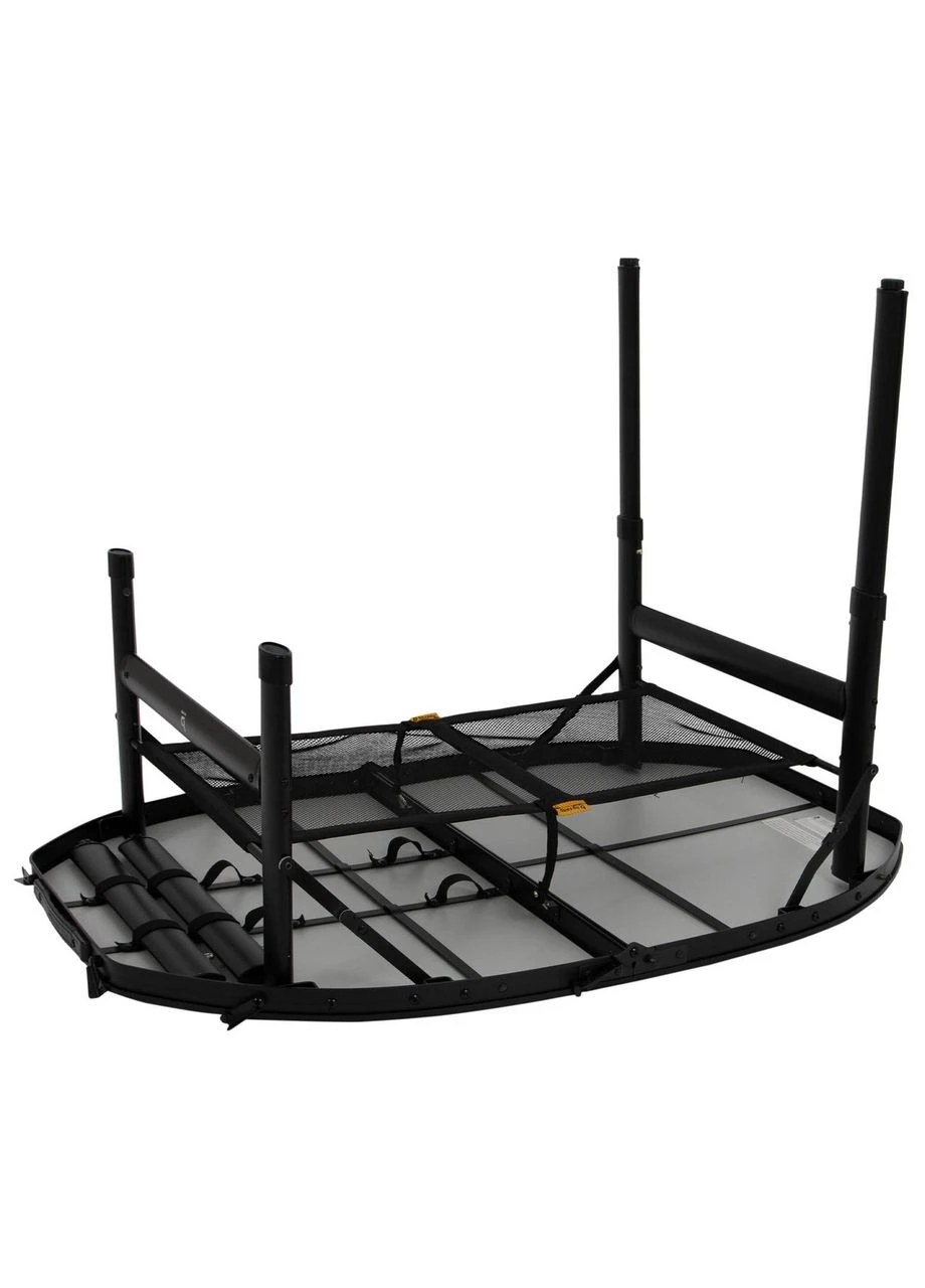 Стол Woodbine Oval 100x70 см Black/Wood look (1404185) Bo-Camp (397312072)