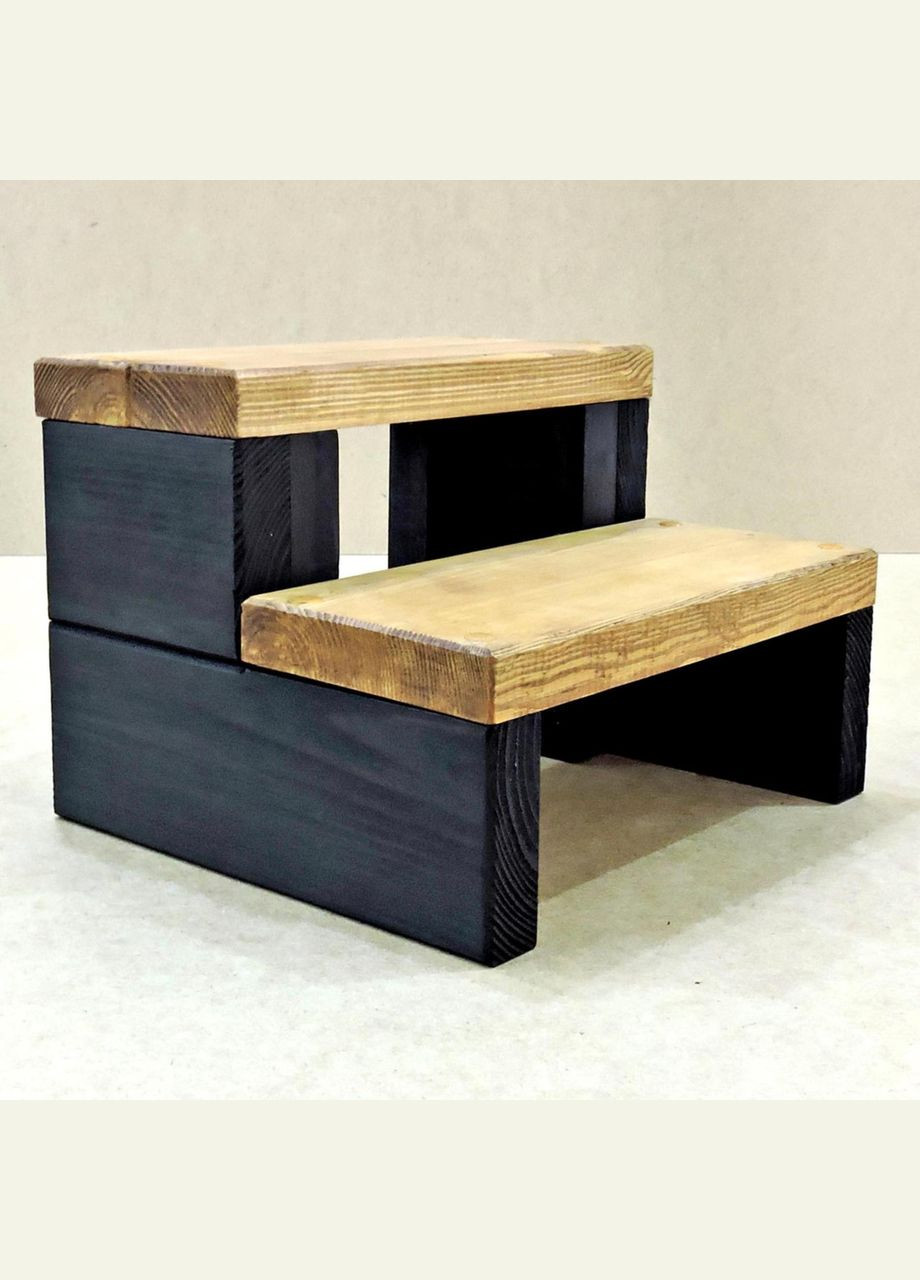 Скамейка-ступенька из дерева Гудзон венге-сиена (ССТ-00031205) No Brand (327847536)