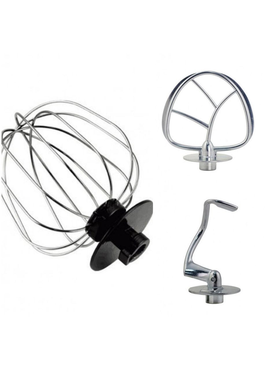 Тістоміс RL-PKM-1600 (1600 Вт, 6 л, 6 швидкостей, нержавіюча сталь, 3 насадки) Royalty Line (311196517)