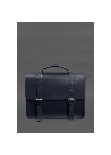 Сумка мужская кожаная портфель в дорогу планшет для документов А4 для телефона Синий 34238 BlankNote (331861754)