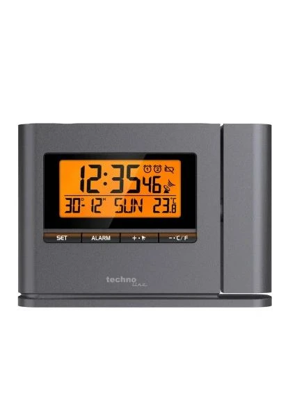 Настільний годинник WT519 проекційний Anthracite (DAS301811) Technoline WT519 проекційний Anthracite (374584229)
