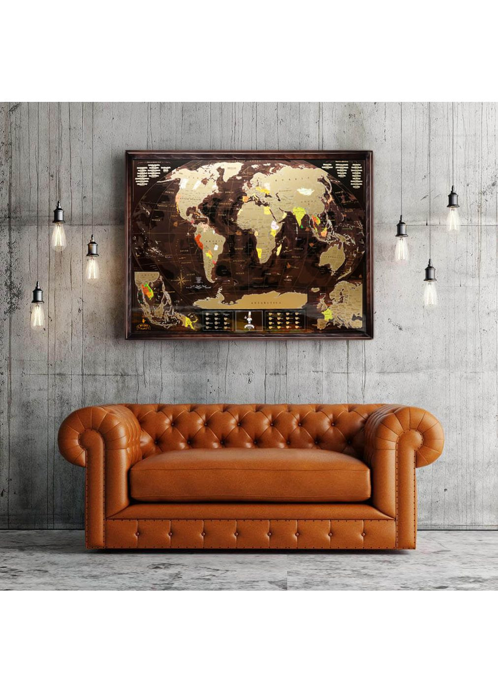 Скретч карта мира My Map Chocolate Edition My Gift (371786336)