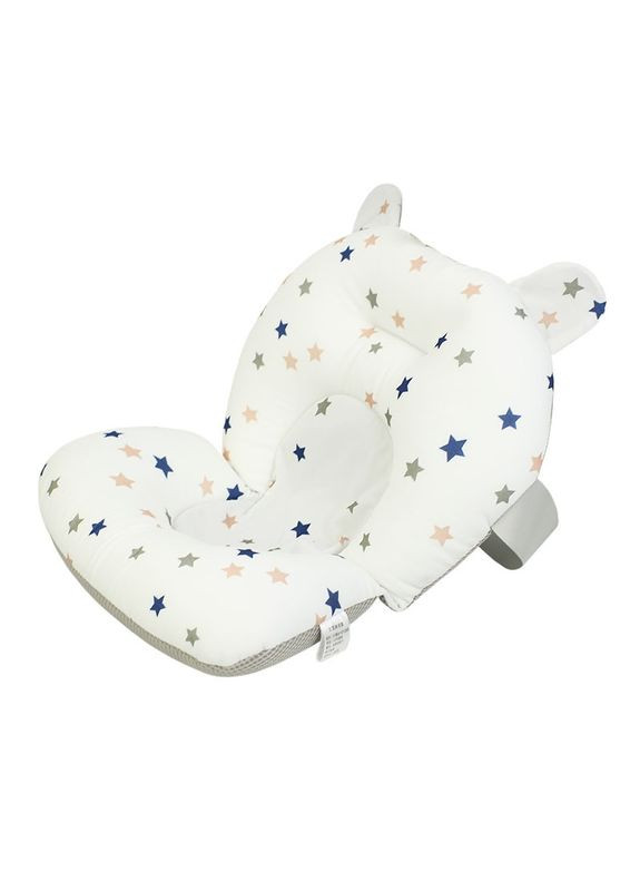 Матрацик-килимок у ванну Bestbaby 330P White Stars для дитини з кріпленнями 25 шт. Baby Best (352011446)