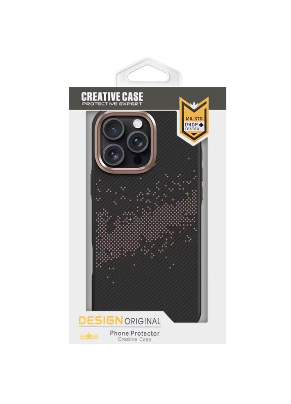 Чехол TPU Monzo (MagFit) для Apple iPhone 17 (6.3") Titanium gold No Brand (362211261)