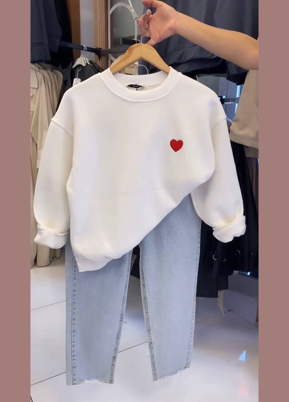 Свитшот с сердцем Adelante (322236542)