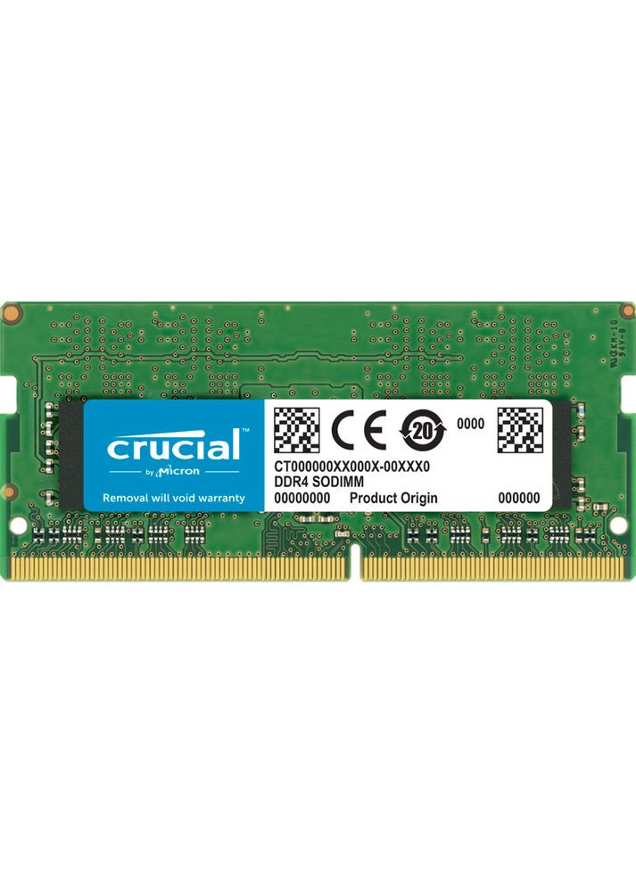 Модуль пам'яті Crucial DDR4 32GB 3200Mhz SO-DIMM (CT32G4SFD832A) Micron (323100601)