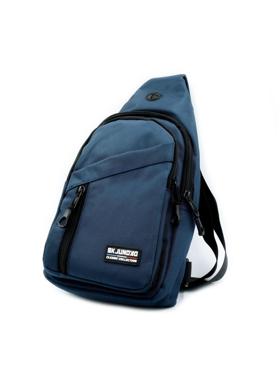 Сумка-слінг Синій водонепроникна через плече спортивна нагрудна сумка для чоловіків ProDobro (364672240)