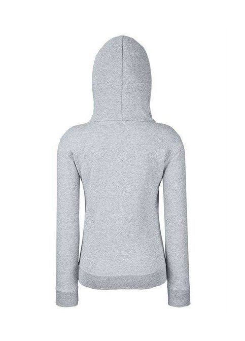 Толстовка жіноча Premium hooded sweat jacket lady-fit (062118040XS) Fruit of the Loom (311607690)