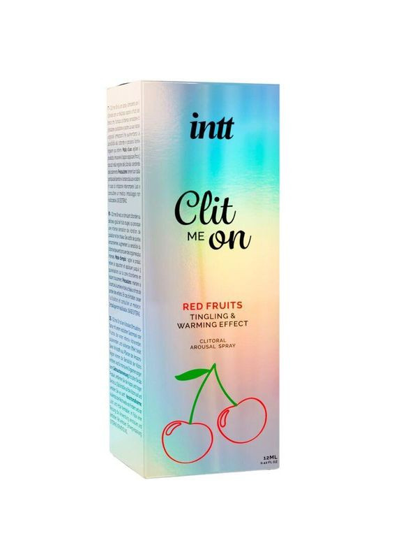 Збуджувальний спрей для клітора Intt Clit Me On Red Fruits Warming Effect 12 мл зігрівальний ефект No Brand (367723288)