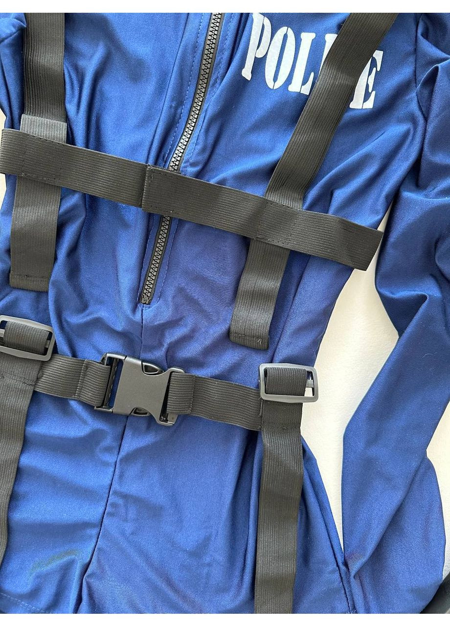 Синій демісезонний жіночий рольовий костюм | синя спокуса Vital-Textile 113/68