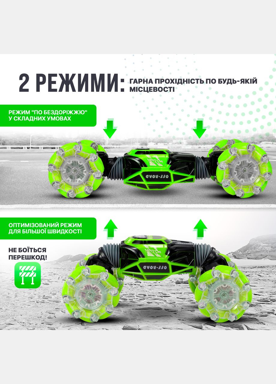 Машинка переворачиваешь на радиоуправлении Skid Ding Машинка от движения руки управления жестами и пультом Красный No Brand (347590506)