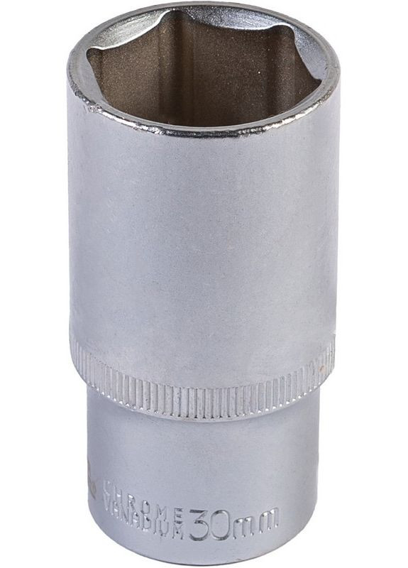 Головка торцева 6-гранна подовжена ½" 30 мм L 78 мм CrV 78-0530 Mastertool (364121094)