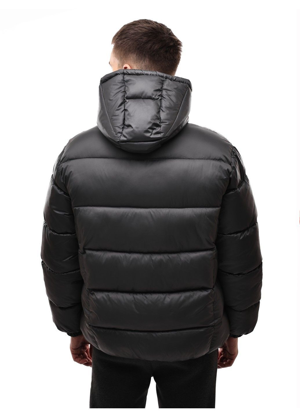 Темно-серая зимняя куртка зимняя мужская FAVORITE STYLE