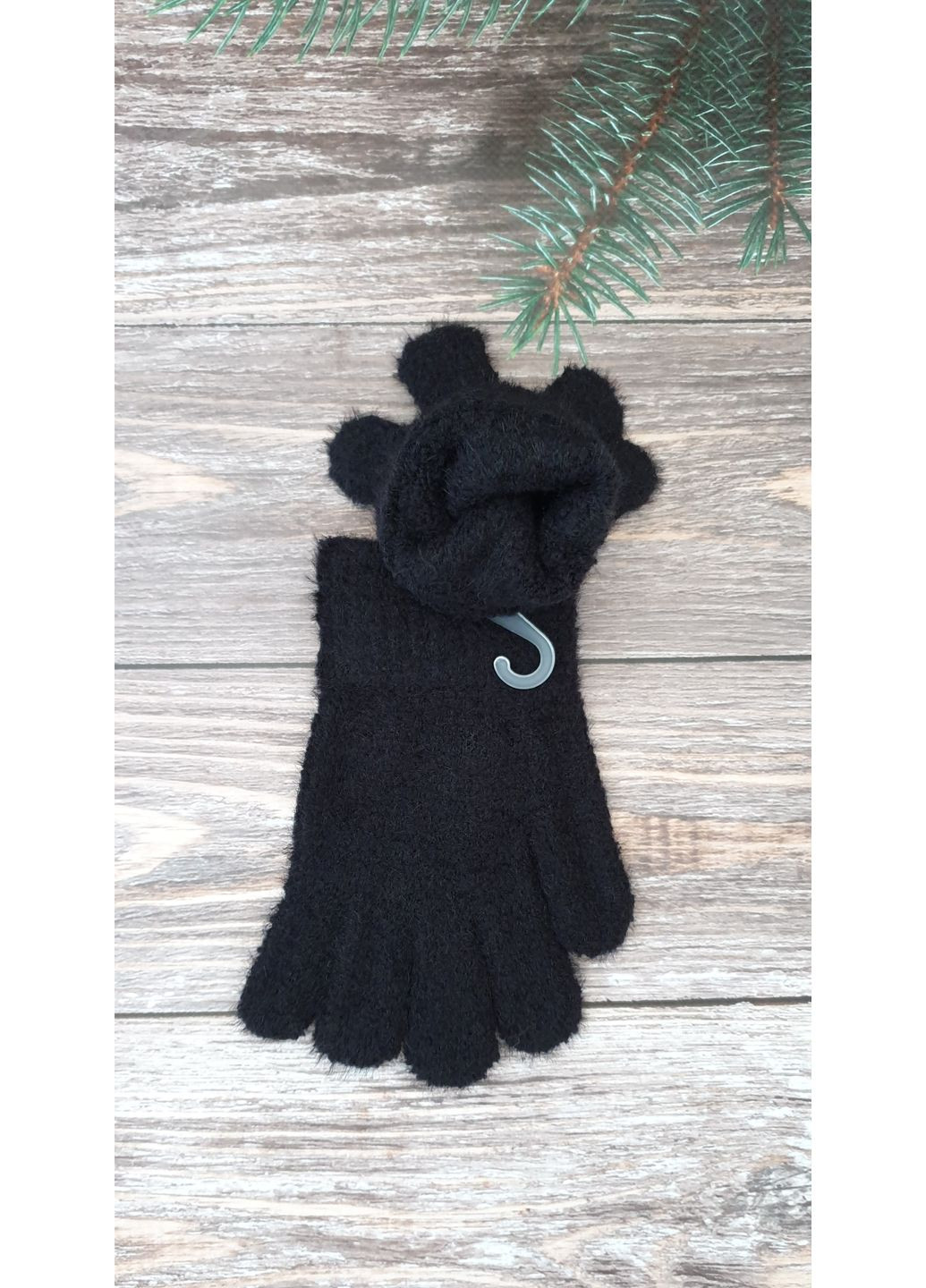 Одинарные варежки тедди для девочек 6-10 лет No Brand (356672122)