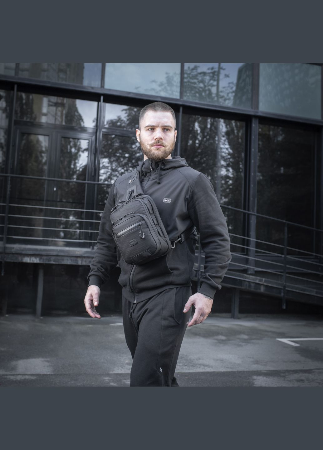 Сумка Cross Bag Slim Elite Hex Black M-TAC (303262504)