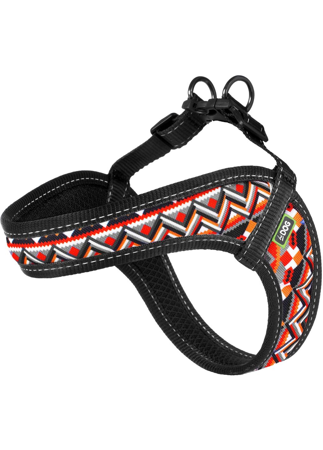 Шлея Comfort охоплення грудної клітки 28-34 см XXS Geometrik (2100102825018) Hi Dog (320760887)