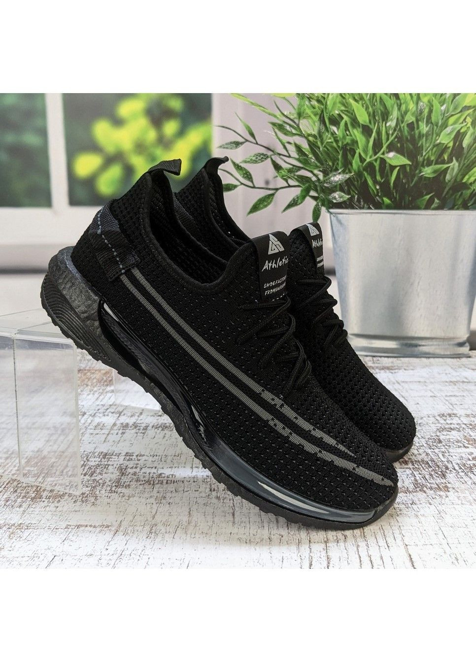 Чорні Осінні кросівки чоловічі Fashion