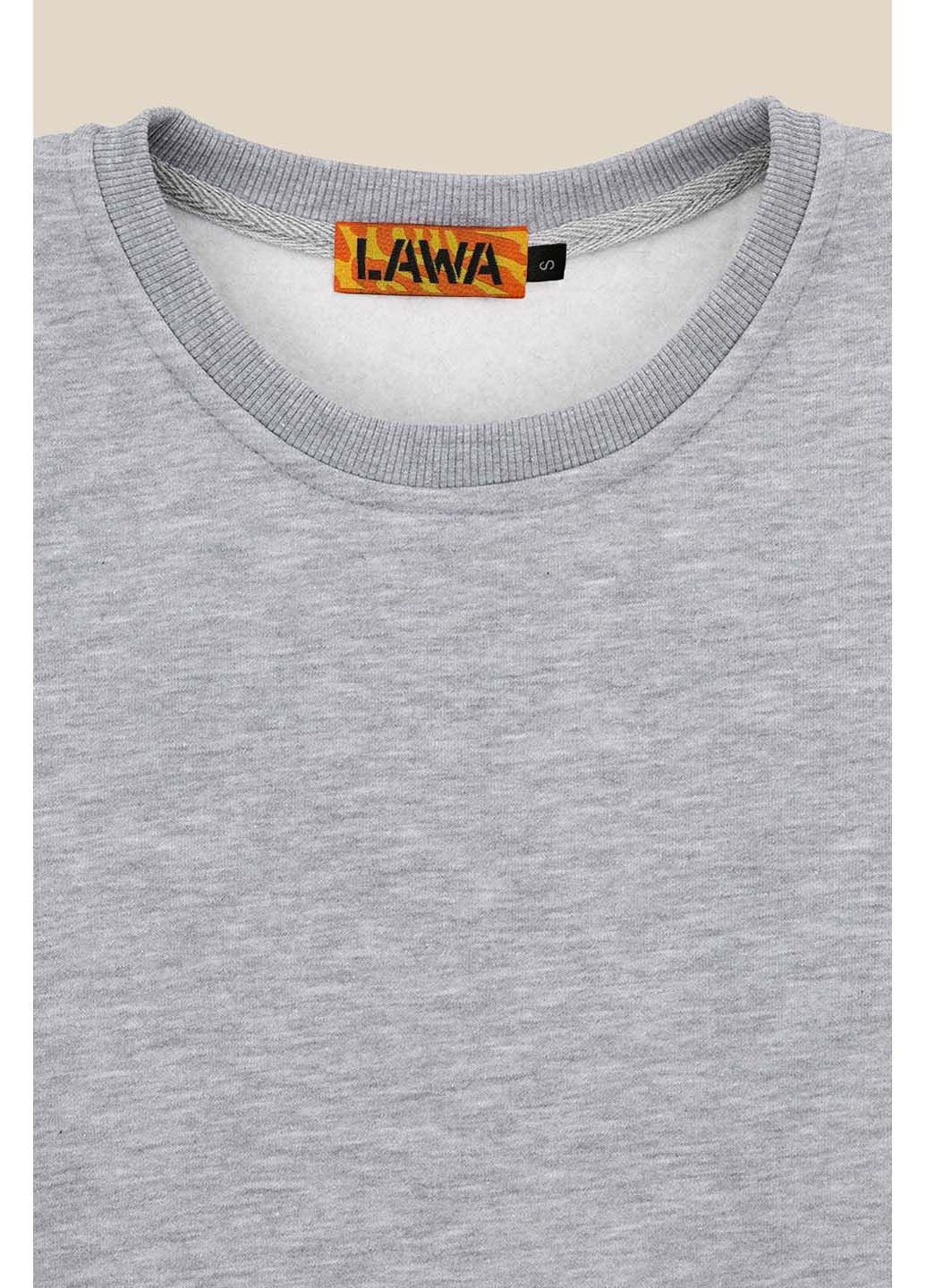 Свитшот LAWA - крой серый - (283037002)