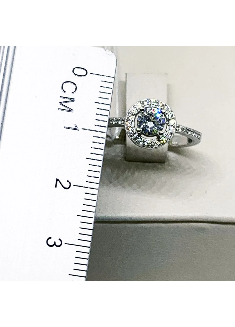 Кольцо серебряное с кубическим цирконием 18 2,63 г No Brand (382674392)
