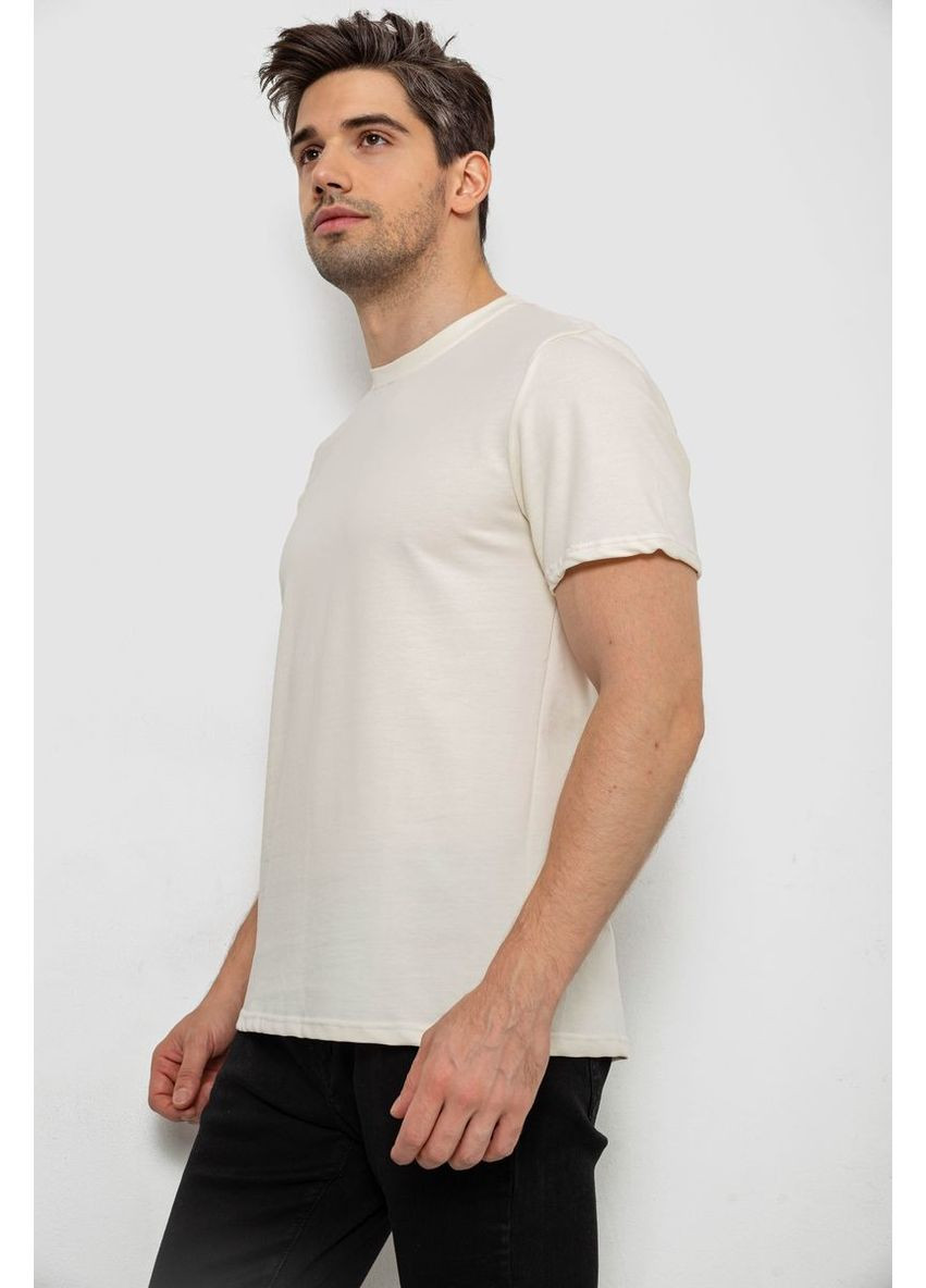 Кремова футболка чоловіча однотонна,, 238r155 Annabelle