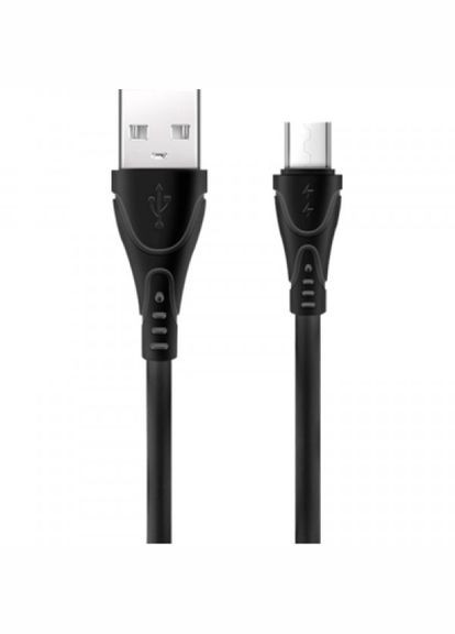 Дата кабель USB 2.0 AM to Micro 5P 1.0m SC112m Black (XK-SC-112m-BK) XoKo usb 2.0 am to micro 5p 1.0m sc-112m black (268143683)