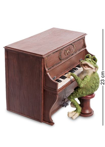 Кашпо фігурка Жаба Маестро 27х29х23 см 1902877 полістоун No Brand (346152490)