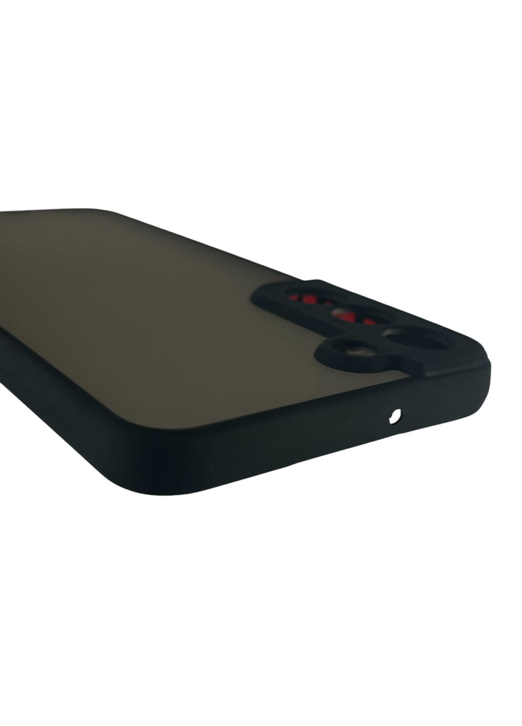 Чехол для Galaxy S22 Plus (SM-S906B) матовый с высокими бортами на самсунг с22 плюс чёрный Samsung (366019920)