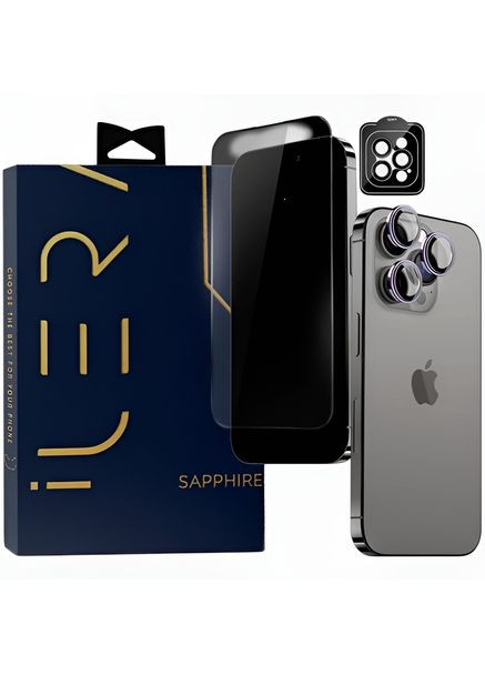 Захисне скло Sapphire Ultra+ для IPhone 15 Pro Max iLera (360419897)