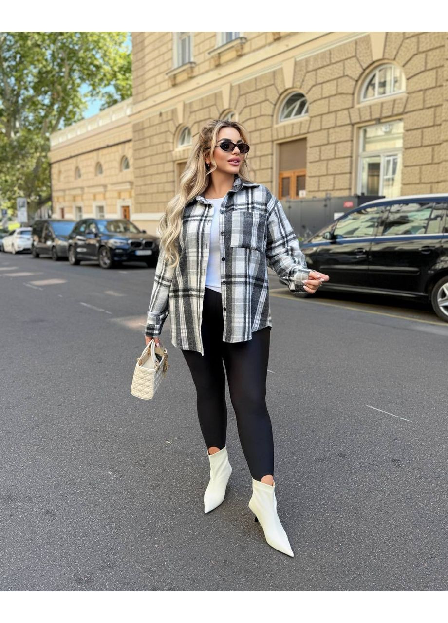 Жіноча сорочка з байки в клітинку | Байка | Розмірна сітка в описі DK/DL Мода без кордонів (361298331)