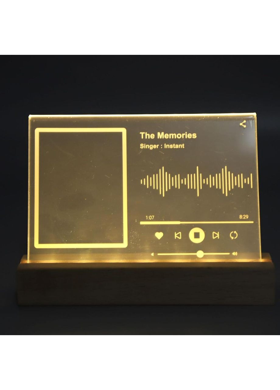 Фоторамка светодиодная Music Player для Instax Mini 12, 11, Evo, 40, 90, 9, LiPlay и принтеров SP-1, Fujifilm (366027115)