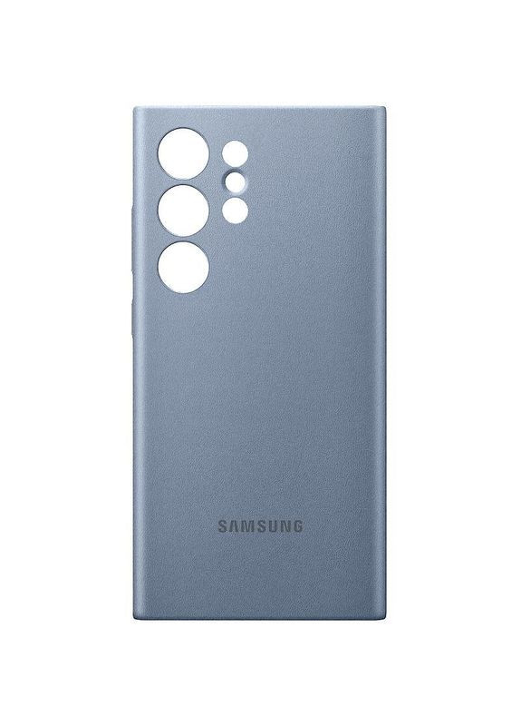Шкіряний чохол Leather Case для Samsung Galaxy S24 Ultra Lavender gray No Brand (366832590)