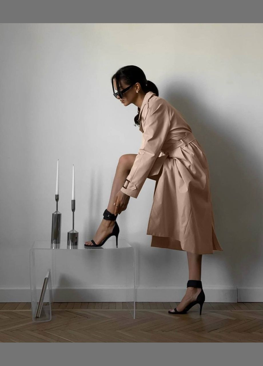 Бежеве демісезонне Пальто оверсайз Україна